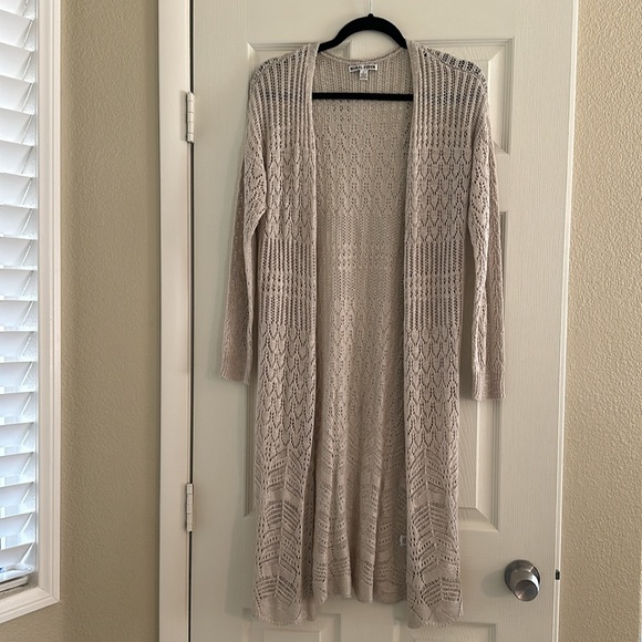 Cardigan solid open front - Picture 2 of 3